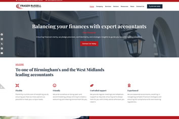 Fraser Russell Accountants based on our Website for Accountants service